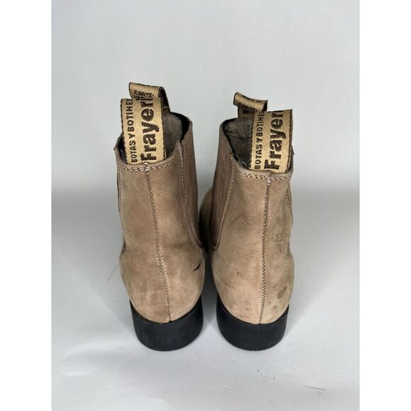 Frayeri Booties Youth Size 2 Brown Tan Suede - Picture 6 of 16